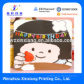 Full color printing greeting birthday card,best wishes happy birthday card,happy birthday card design